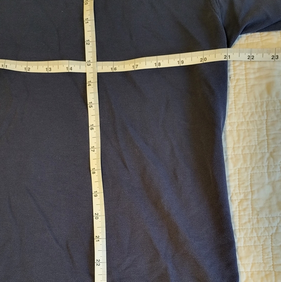 Nike Men's Large DRI-FIT Golf Shirt Dark Blue - Picture 3 of 4